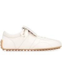 Tod's - Tods T-Marathon Leather Sneakers Ovine Trainers - Lyst