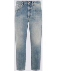 Brunello Cucinelli - Light Cotton Denim Jeans - Lyst