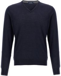 Barba Napoli - Wool And Silk Sweater - Lyst