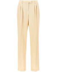 Tom Ford - Pleated Silk-Wool Trousers - Lyst