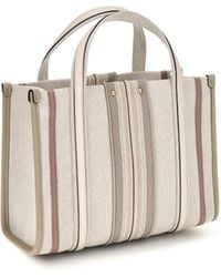 Chloé - Chloé Small Woody Loop Canvas Tote Bag - Lyst