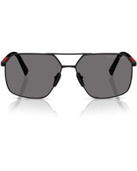 Prada Linea Rossa - Ps A50S 1Bo02G Nero Polarized Sunglasses - Lyst
