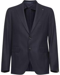 Tagliatore - Wool And Cashmere Montecarlo Single-Breasted Blazer - Lyst