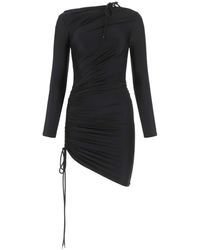 Balenciaga - Asymmetric Drawstring Dress - Lyst