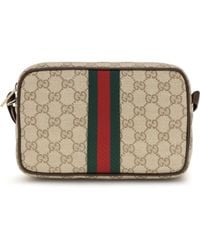 Gucci - Gg Shoulder Bag With Web Stripe - Lyst