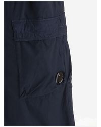 C.P. Company - Cargo Pants Cotton Trousers - Lyst