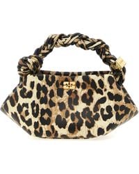 Ganni - Bou Bag Mini Leopard Handbag - Lyst
