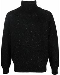 Ferragamo - Speckle-Knit Roll Neck Jumper - Lyst