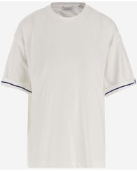 Burberry - Cotton T-Shirt With Logo - Lyst