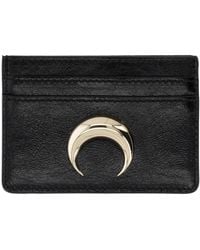 Marine Serre - Logo Card Holder Leather Wallets & Purses - Lyst