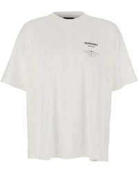 Represent - 'Revere Manor' T-Shirt With Logo Lettering On The Front And Maxi Print On The Rear - Lyst