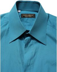 Dolce & Gabbana - Sartoria Long Sleeve Cotton Dress Shirt - Lyst