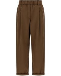 Brunello Cucinelli - Cotton Casual Pants - Lyst