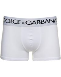 Dolce & Gabbana - Boxer Briefs With Branded Waistband - Lyst
