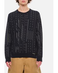 Fendi - Allover Crewneck Sweater - Lyst