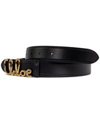 Chloé - Iconic Leather Belt - Lyst