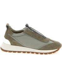 Brunello Cucinelli - Polyester Athletic Sneakers - Lyst