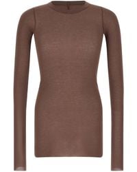 Rick Owens - 'Rib Ls T' T-Shirt - Lyst