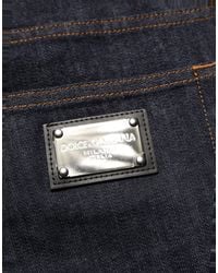 Dolce & Gabbana - Cotton Slim Fit Denim Jeans Elastane Clothing - Lyst