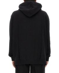 Lanvin - Sweatshirt With Logo Cotton Sweatshirts - Lyst