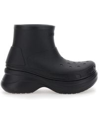 Balenciaga - 'Crocs' Ankle Boots With Embossed Logo On The Front - Lyst