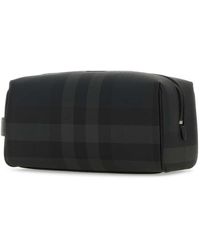Burberry - Printed Canvas Beauty Case - Lyst
