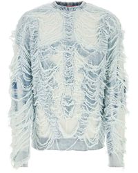 DIESEL - Embellished Cotton Blend K-Bacco Sweater - Lyst