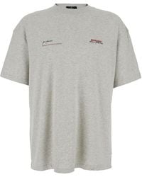 Represent - 'Patron Of The Club' Crewneck T-Shirt With Front And Back Logo Print - Lyst