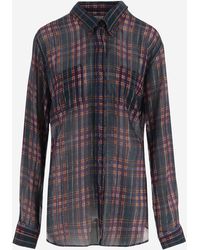 Dries Van Noten - Check Pattern Viscose And Silk Shirt - Lyst