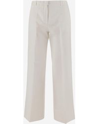 Ql2 - Linen And Cotton Pants - Lyst