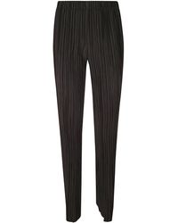 Anine Bing - Slim Fit Pleated Trousers - Lyst