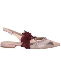 Pinko - Gianira Pointed Bow Slingback Ballerinas - Lyst