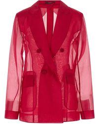 Max Mara - Silk Blazer Clothing - Lyst
