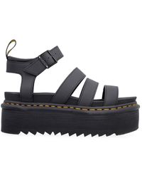 Dr. Martens - Blaire Leather Platform Sandals - Lyst