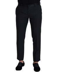 Dolce & Gabbana - Black Woolformal Pants - Lyst