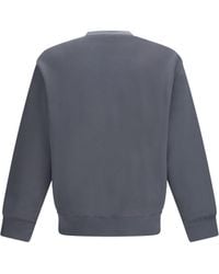 Maison Kitsuné - Crewneck Sweatshirt Comfort Chillax Fox Organic Cotton Sweater - Lyst