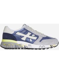 Premiata - Mick Nylon And Suede Sneakers - Lyst