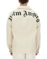 Palm Angels - Overshirt Check Cotton Jacket - Lyst