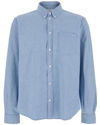 Maison Kitsuné - Shirt Profile Fox Regular Cotton - Lyst