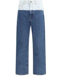Marni - Blue Cotton Straight - Lyst