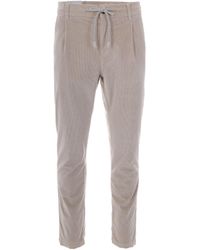 Eleventy - Jogger Velluto Sabbia - Lyst