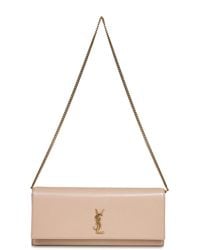 Saint Laurent - Dark Kate Clutch With Shoulder Strap - Lyst
