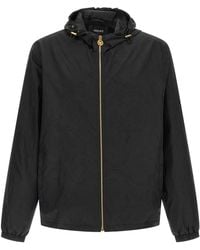 Versace - 'Barocco' Jacquard Windbreaker - Lyst