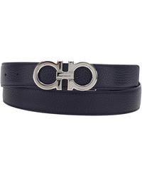 Ferragamo - Leather Double-Adjustable Belt - Lyst