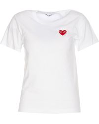 Comme des Garçons - Heart Logo T-Shirt - Lyst