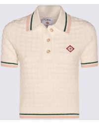 CASABLANCA - Cotton Polo Shirt - Lyst