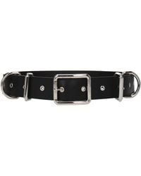 Moschino - Black Leather Belt - Lyst