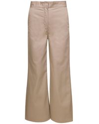 Palm Angels - Wide Pants With Concealed Fastening - Lyst