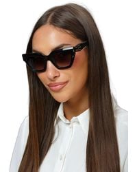 Just Cavalli - Just Cavalli Sjc171 Oversized Square Acetate Sunglasses - Lyst