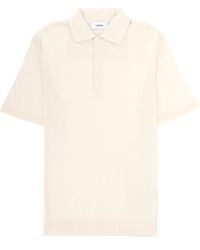 Lardini - Lardini Cotton And Silk Polo Shirt - Lyst
